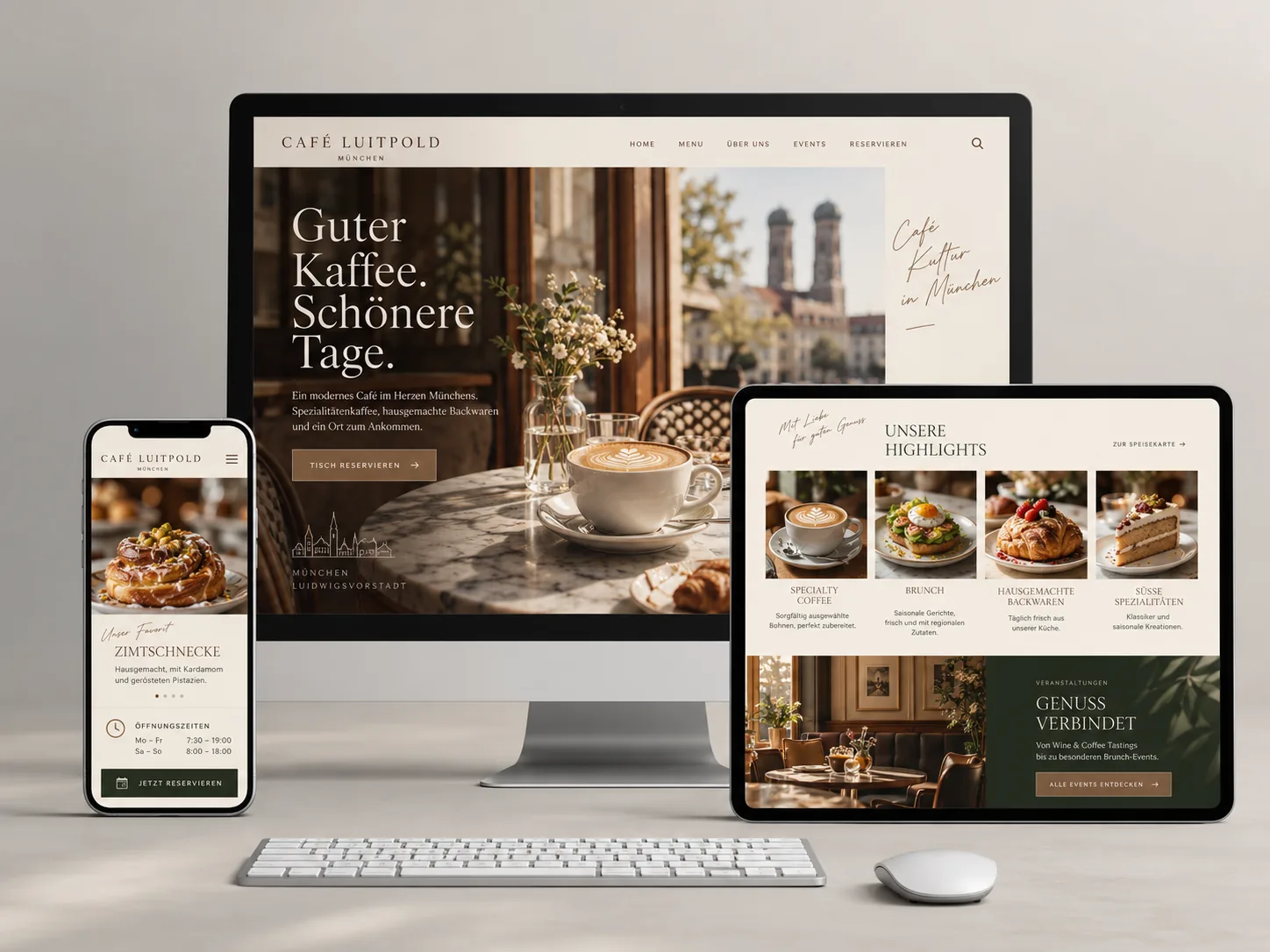 Café Luitpold — premium hospitality web concept